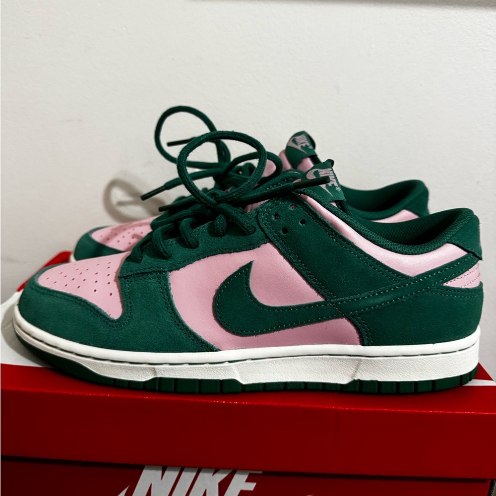 Nike Dunk Pink and Green